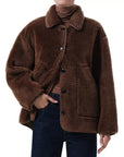 Astrid Sherpa Jacket by Citizens of Humanity, front view