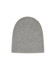 Cashmere Beanie by White + Warren, side view