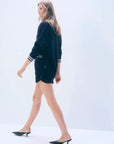CASHMERE VARSITY CARDIGAN