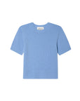 Cashmere Featherweight T-Shirt by White + Warren, side view