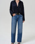 LINDZ EASY STRAIGHT WITH TUXEDO STRIPE
