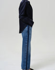 LINDZ EASY STRAIGHT WITH TUXEDO STRIPE