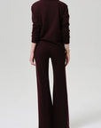 Nora Pull On Pant by Citizens of Humanity in Mahogany, detail view