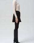 Trapeze Skirt by Citizens of Humanity in carob, detail view