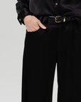 BRYNN TROUSER IN SATIN