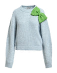 KOLLIER PULLOVER WITH BOW