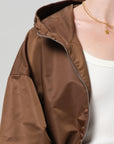 CROPPED WINDBREAKER