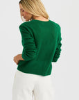 CAMILLE CASHMERE POINTELLE PULLOVER