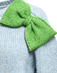 KOLLIER PULLOVER WITH BOW