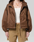 CROPPED WINDBREAKER