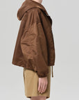 CROPPED WINDBREAKER