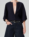 FRANCA SHIRT IN PORTOFINO TWILL