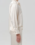 Tullah Satin Shirt by Citizens of Humanity, detail view