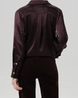 Tullah Satin Shirt by Citizens of Humanity, detail view