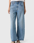 LOW CURVE JEAN CROP