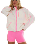 Mel Jacket by Beach Riot, front view