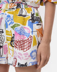 RELAXED SHORTS WITH PRINT