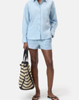 OVERSIZED SHIRT WITH STITCHING