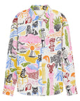 Oversized Shirt with Print by Closed, front view