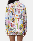 OVERSIZED SHIRT WITH PRINT