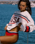 Devyn Oversized Sweatshirt Firework Colorblock