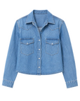Cropped Western Shirt by Citizens of Humanity, front view