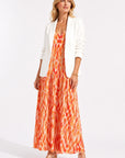 Annebeth Ikat V-Neck Dress by Rabens Saloner, styled view