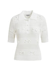 KNIT POLO WITH BOWS