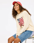 ROLL NECK U.S. OF LOVE SWEATER