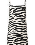 MISA SILK BLEND MINI DRESS