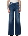 Lyra Long Wide Leg by Citizens of Humanity, front view