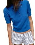 CASHMERE BUTTON POLO