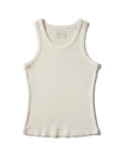 Nova Ribbed Tank by Citizens of Humanity in pashmina, front view