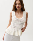 ANNA PEPLUM SWEATER