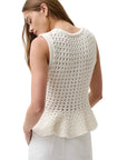 ANNA PEPLUM SWEATER