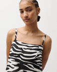 MISA SILK BLEND MINI DRESS
