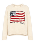 Roll Neck U.S. of Love Sweater by Kerri Rosenthal, front view