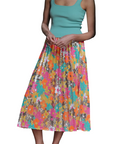 NEON TUILERIES PLEATED SKIRT