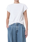 Bryce Cap Sleeve Tee by AGOLDE, back view