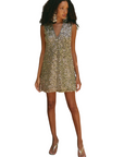 FOUNTAIN SEQUIN DRESS