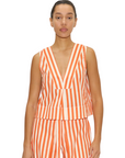 ARRO SLEEVELESS POPLIN TOP