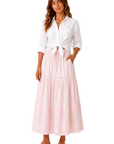 VACANCE PINTUCK SKIRT