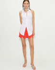 LOCH SLEEVELESS POPLIN