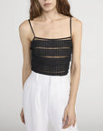 THE LATTICE CROCHET CAMI
