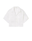 The Linen Pocket Shirt by Frame, front view