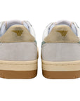 Hawk Sneakers by Gola in white and green mist, detail view