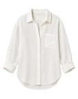 Kayla Shrunken Linen Shirt by Citizens of Humanity, front view