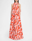 JAYDA HIGH NECK MAXI-DRESS