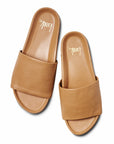 PELICAN LEATHER PLATFORM SANDAL