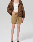 CROPPED WINDBREAKER